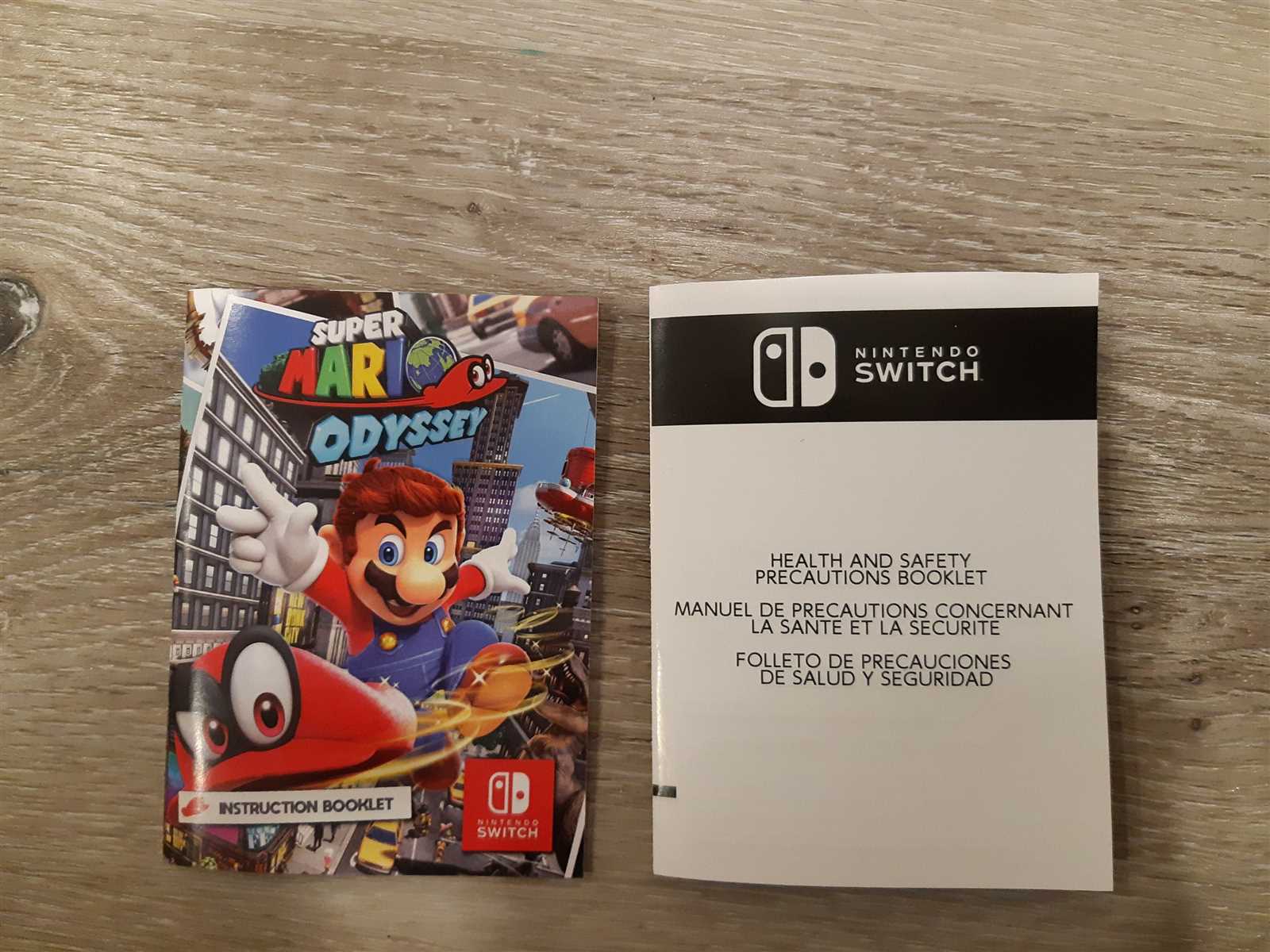 super mario odyssey instruction manual