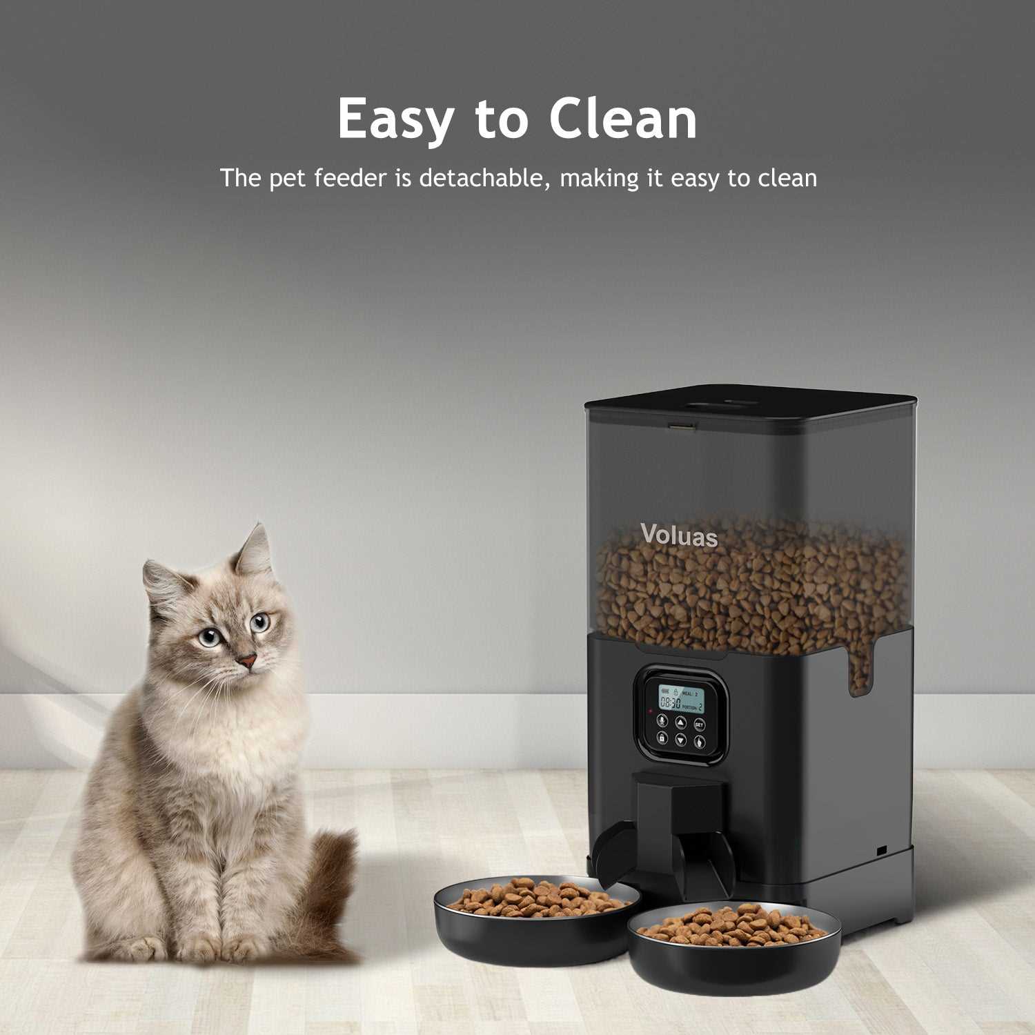 voluas pet feeder instruction manual