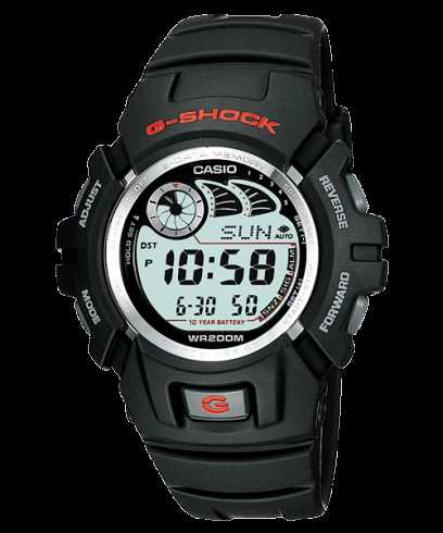 g shock g lide instruction manual