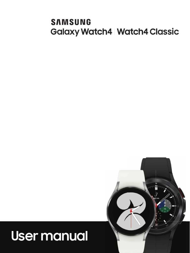 galaxy watch 4 instructions manual