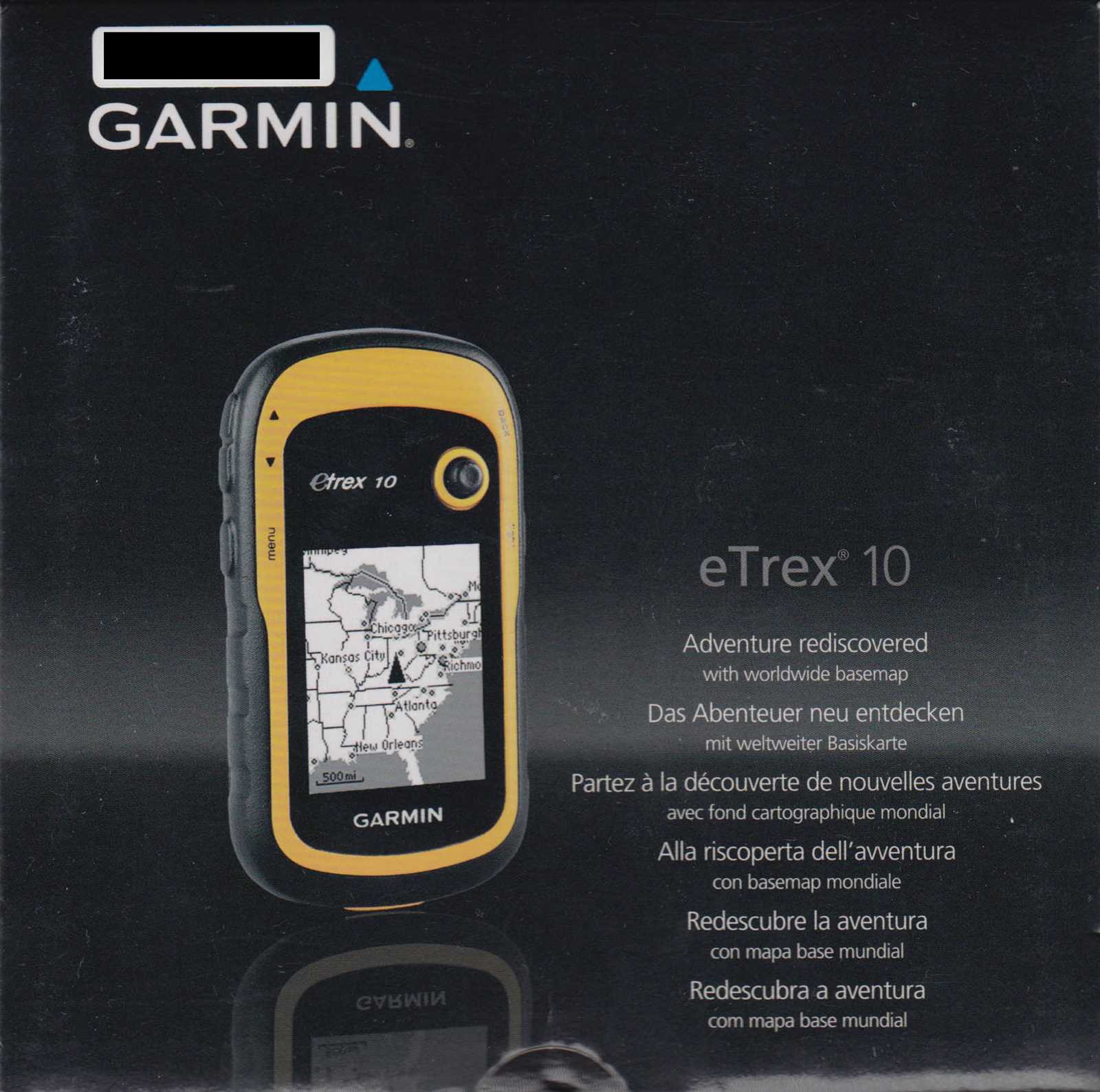 garmin etrex 10 gps instruction manual