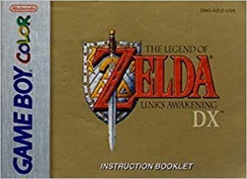 the legend of zelda instruction manual