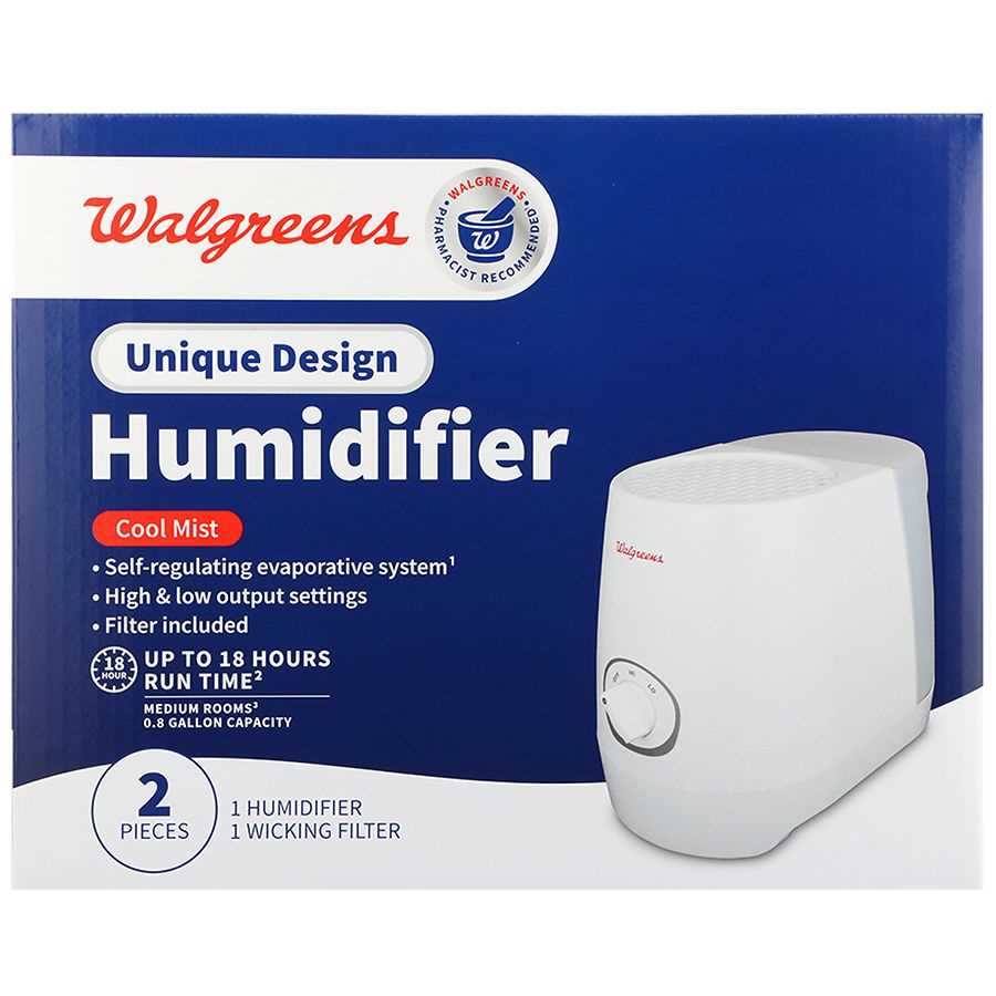 walgreens humidifier instruction manual