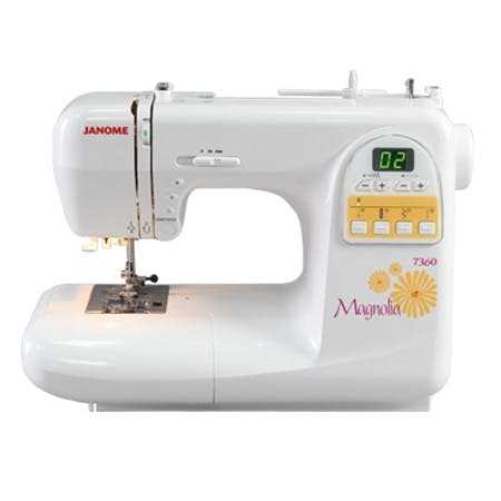 janome magnolia 7330 instruction manual