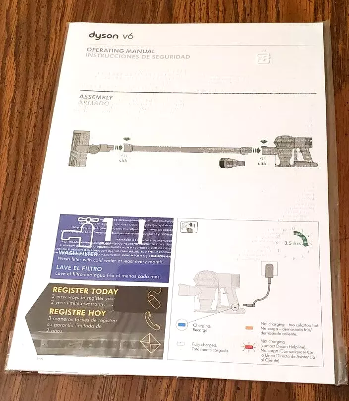 instruction manual for dyson v6 animal