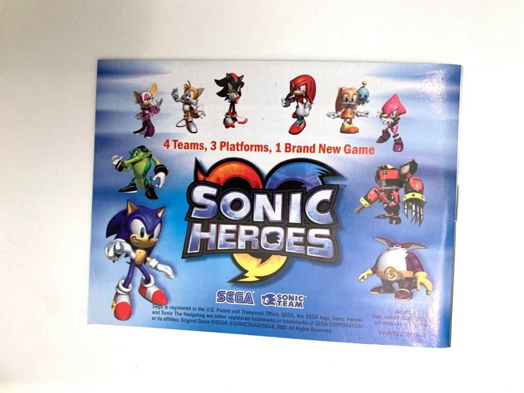 sonic the hedgehog instruction manual
