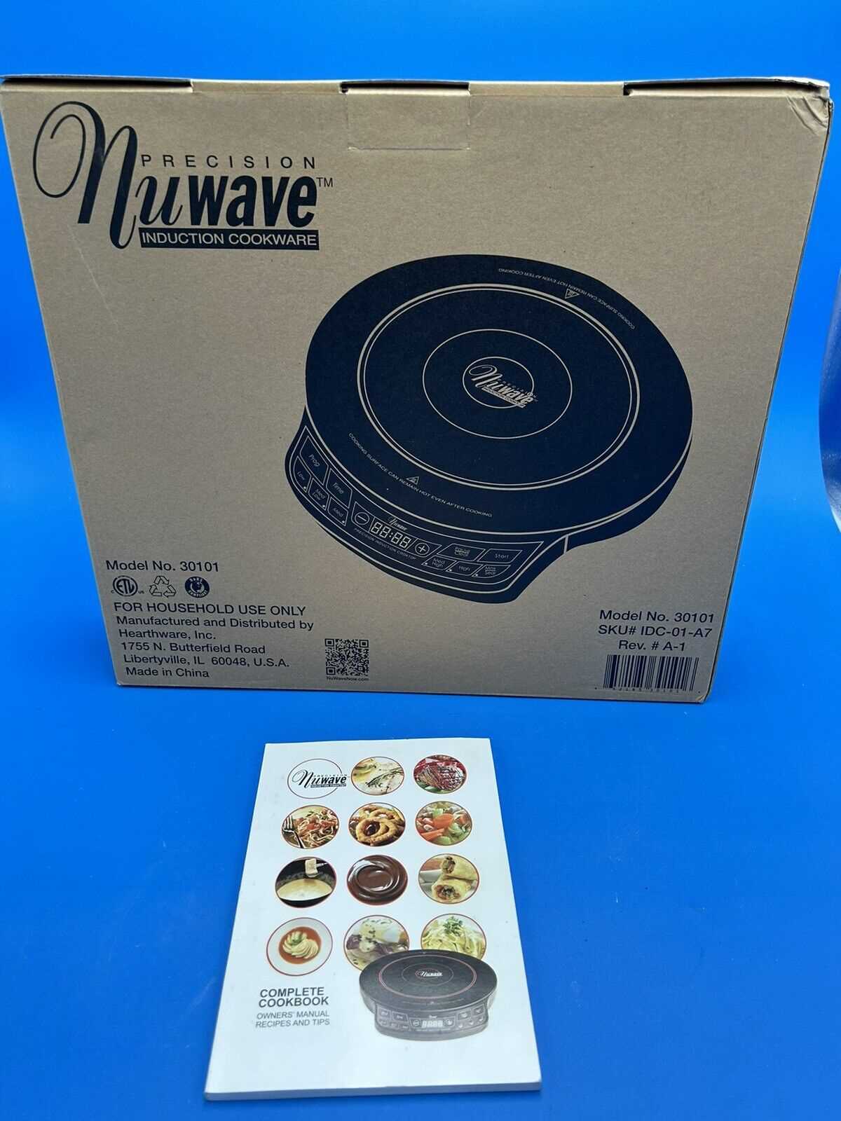 nuwave cooktop instruction manual