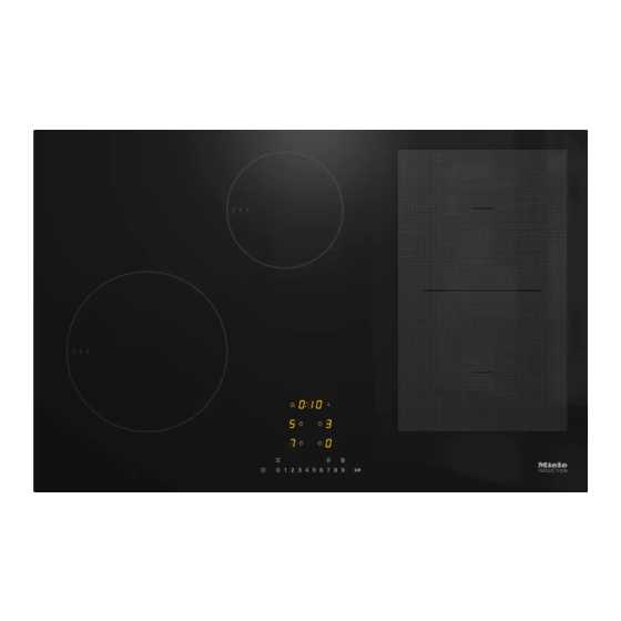 miele induction cooktop instruction manual