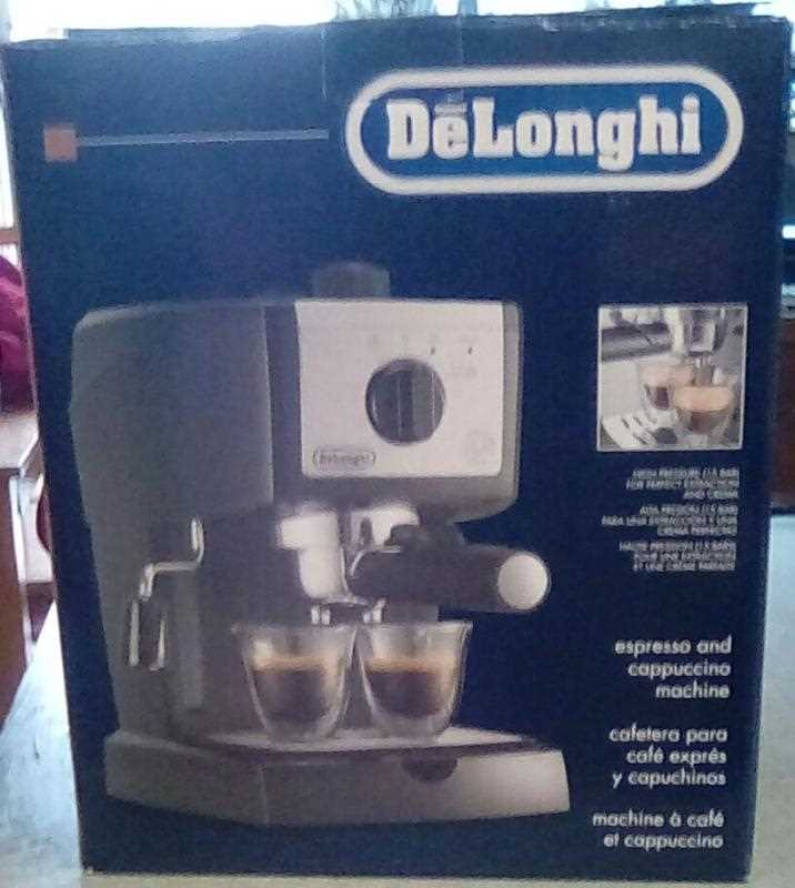 delonghi ec155 instruction manual