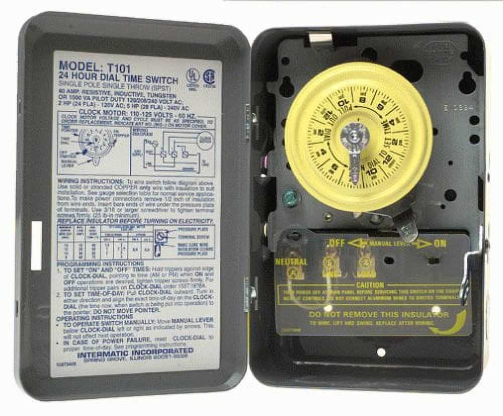 manual intermatic timer instructions