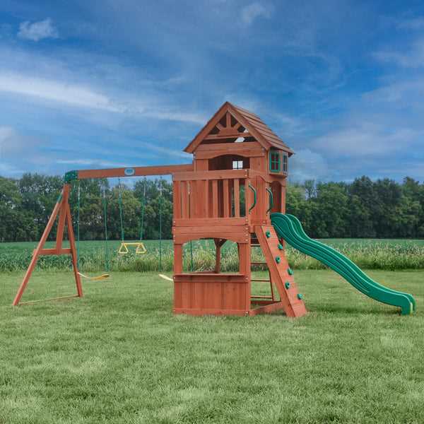 backyard discovery tucson cedar wooden swing set instruction manual