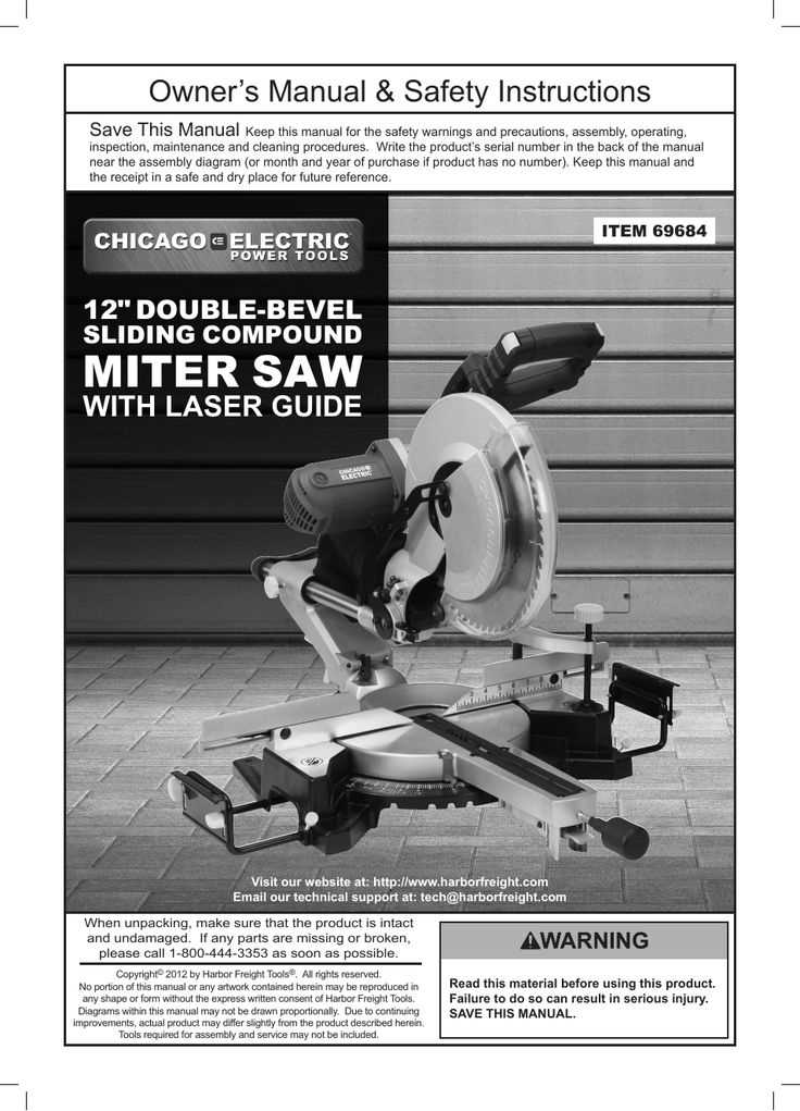 ryobi miter saw instruction manual