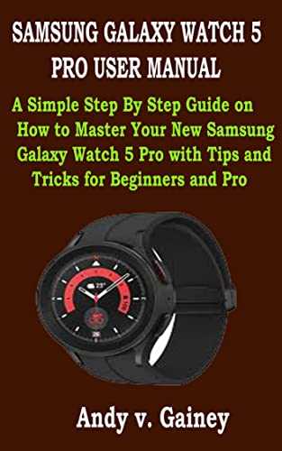 samsung galaxy watch 5 instruction manual