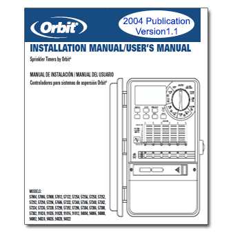 orbit timer instruction manual