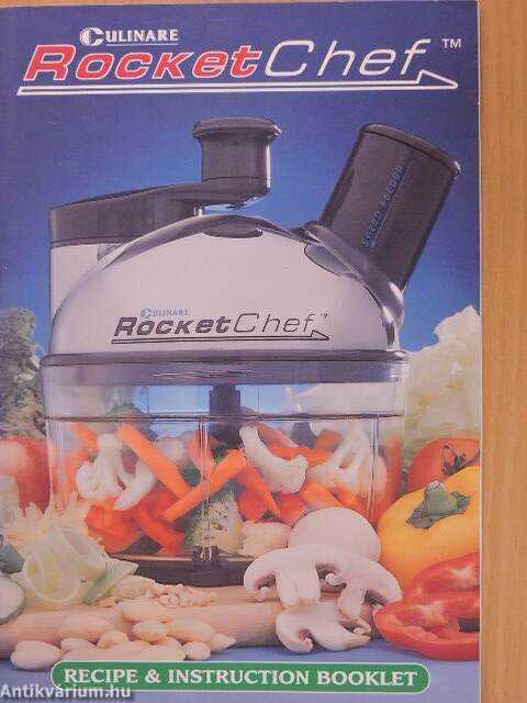 culinare rocket chef instruction manual