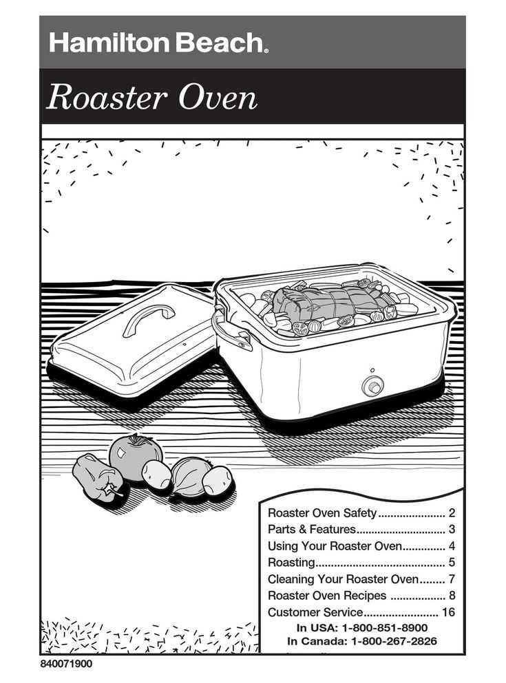 roaster oven instruction manual