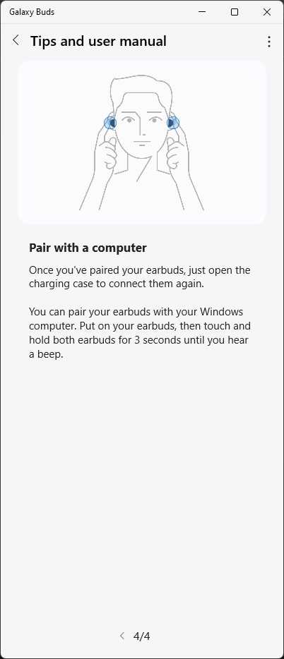 samsung buds instruction manual