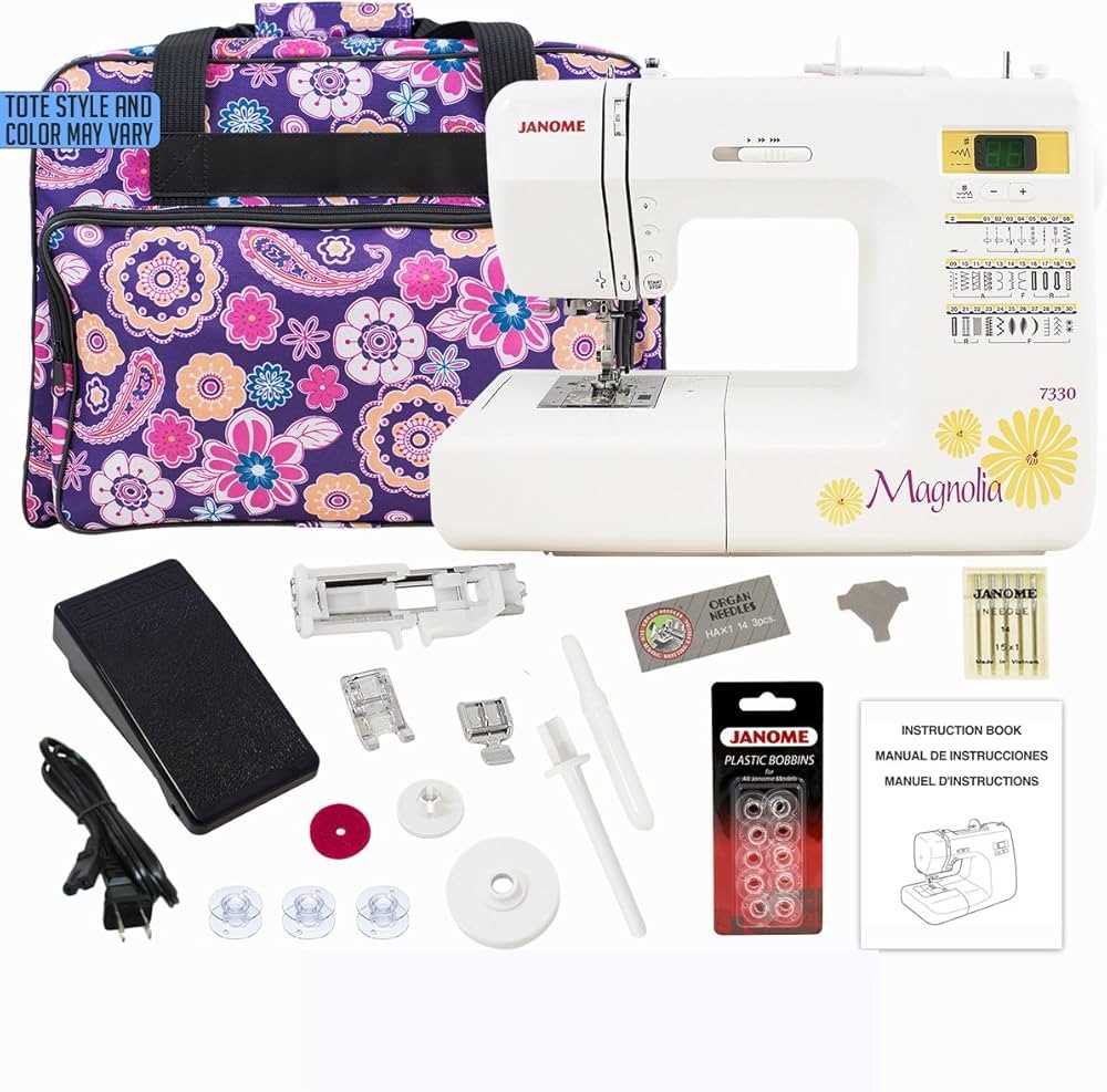 janome magnolia 7330 instruction manual