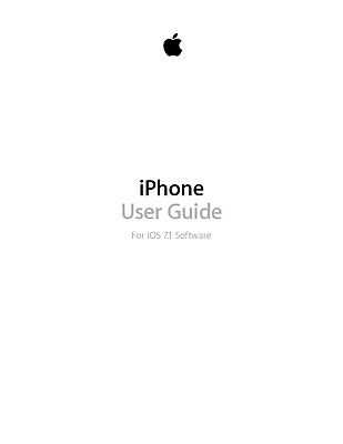 apple iphone instruction manual