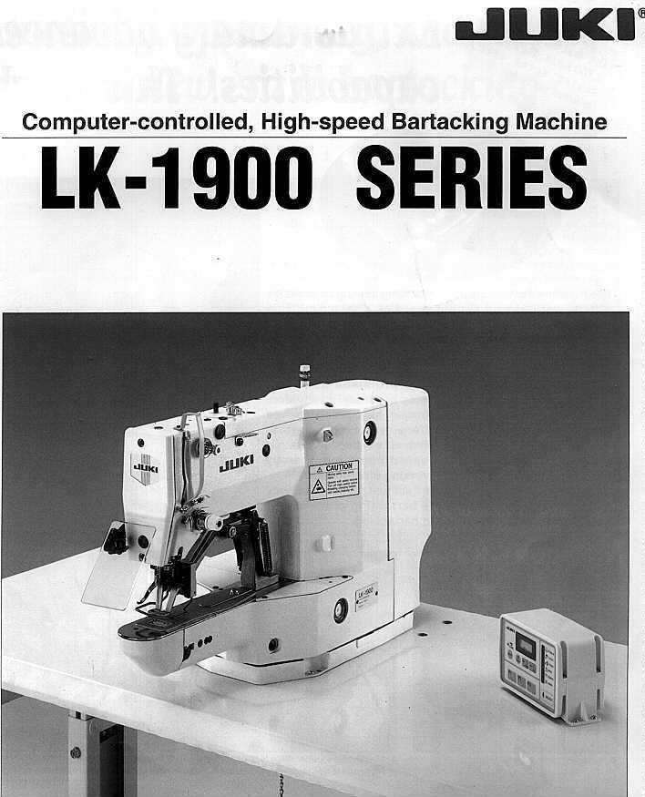 lk 1900 instruction manual