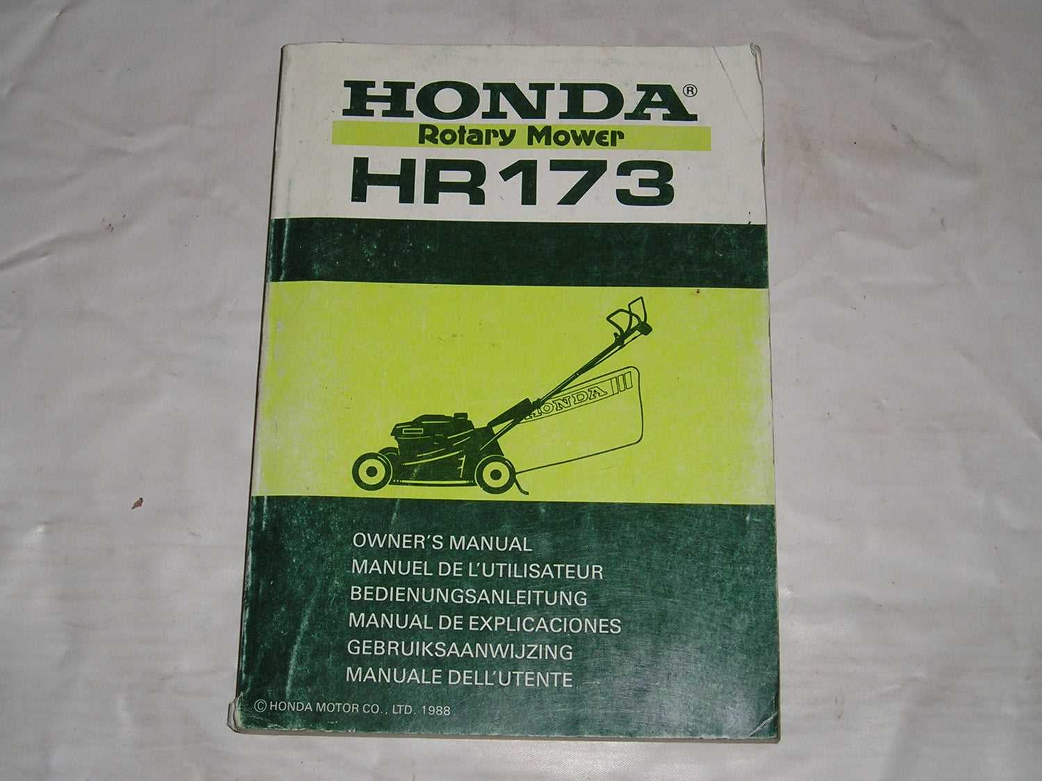 honda lawn mower instruction manual