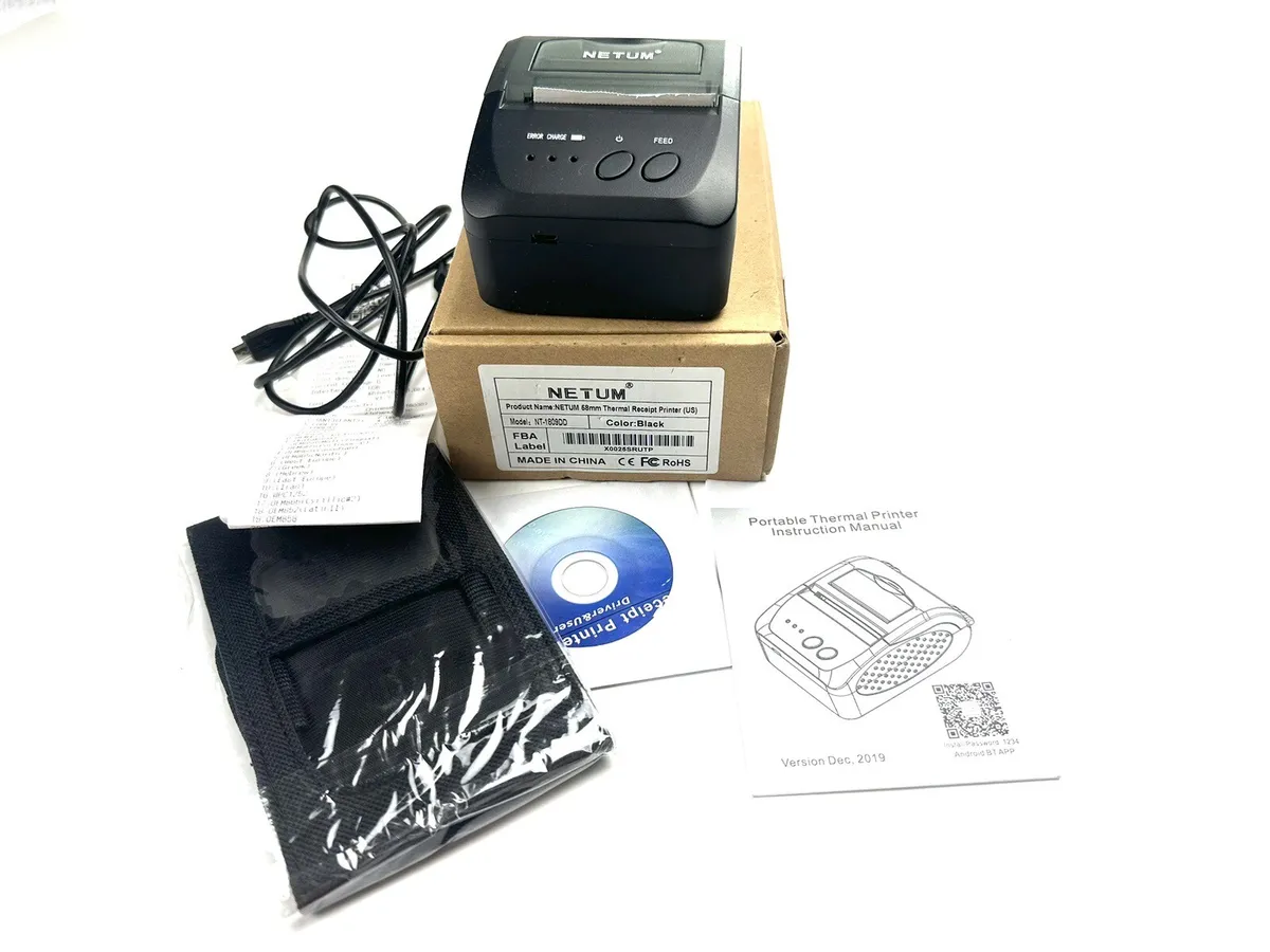 58mm portable mini thermal printer instruction manual