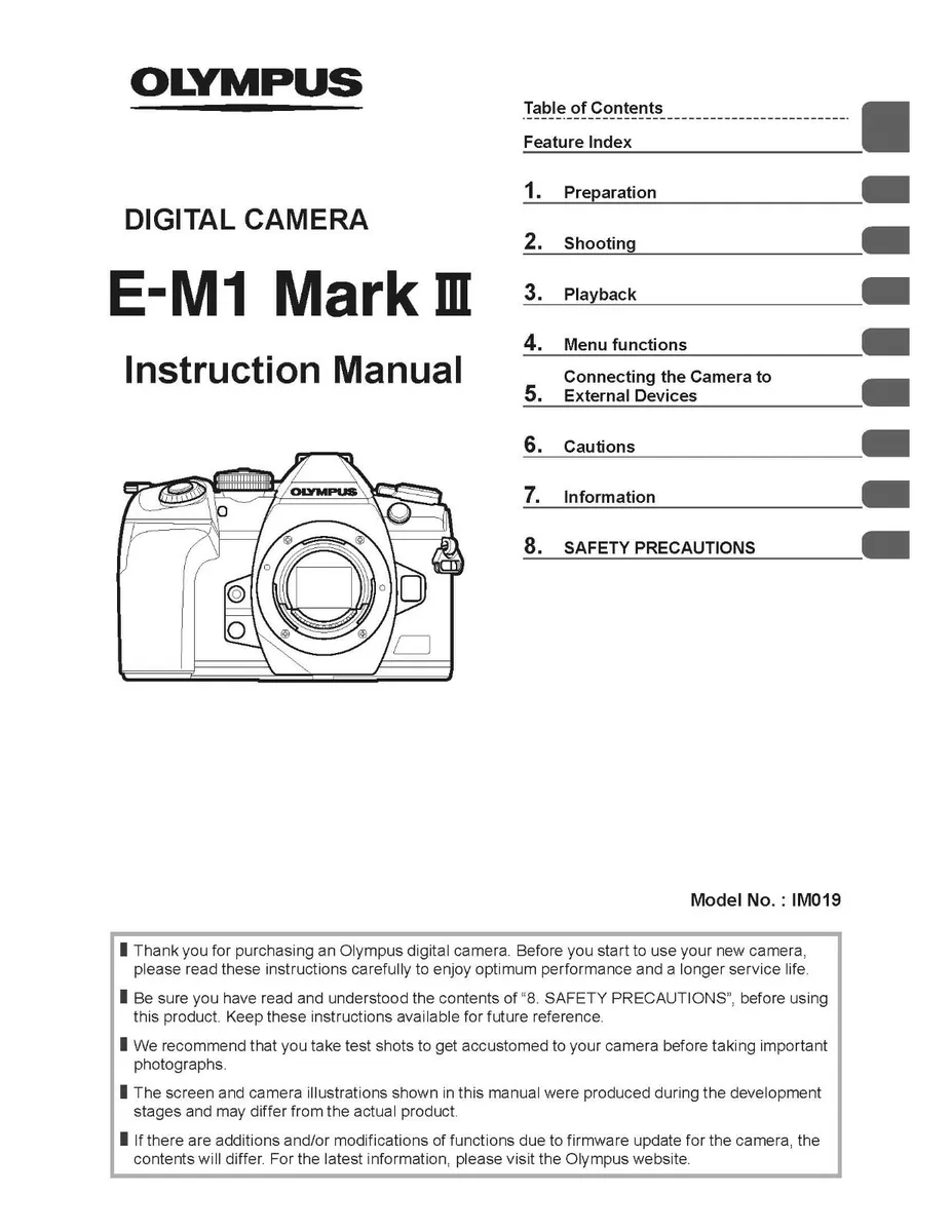 olympus omd em1 instruction manual