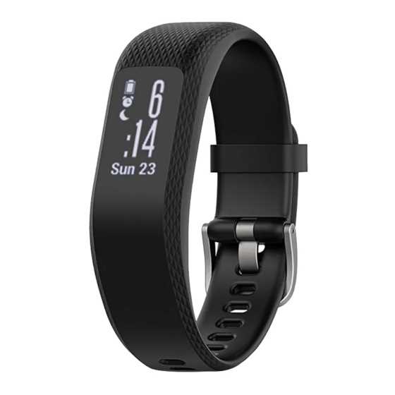 garmin vivosmart 3 instruction manual