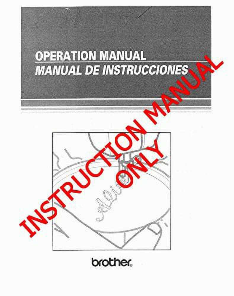 brother xl 3200 instruction manual