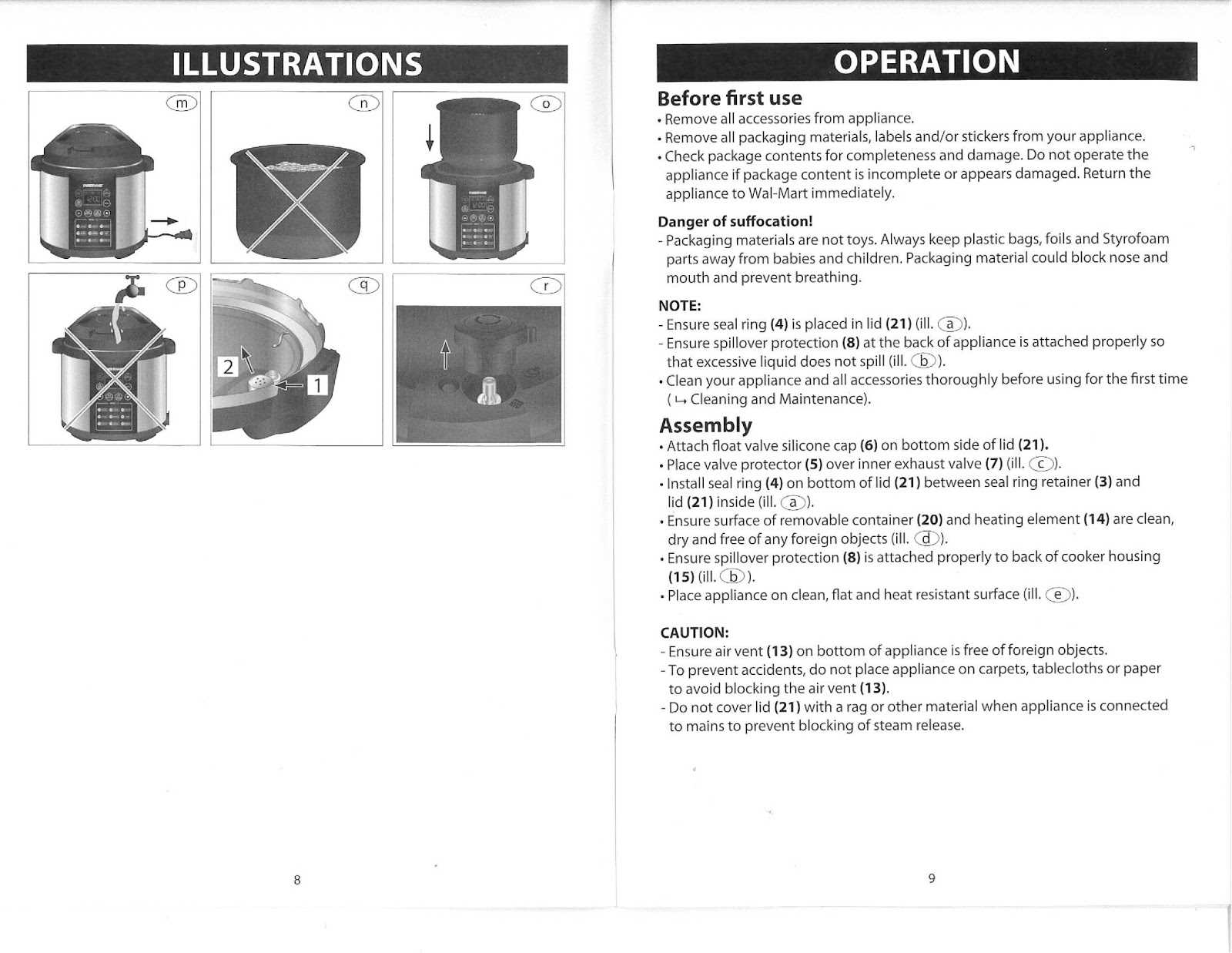 farberware instant pot instruction manual