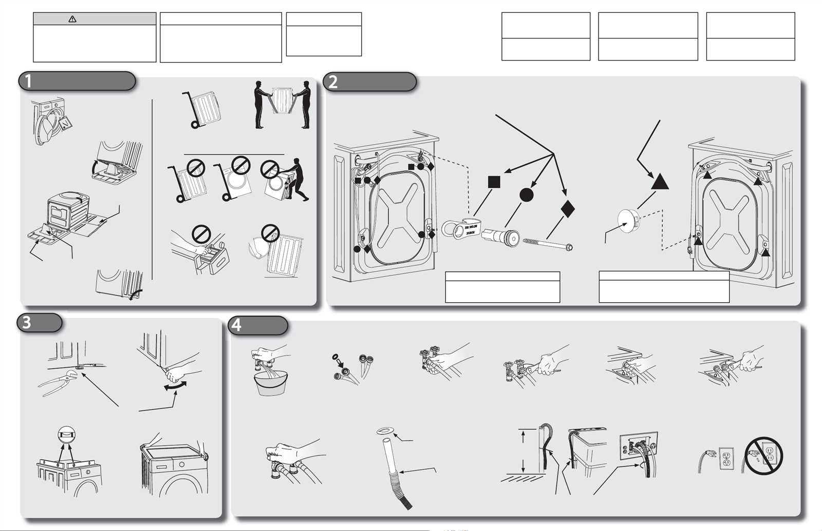 frigidaire affinity washer instruction manual