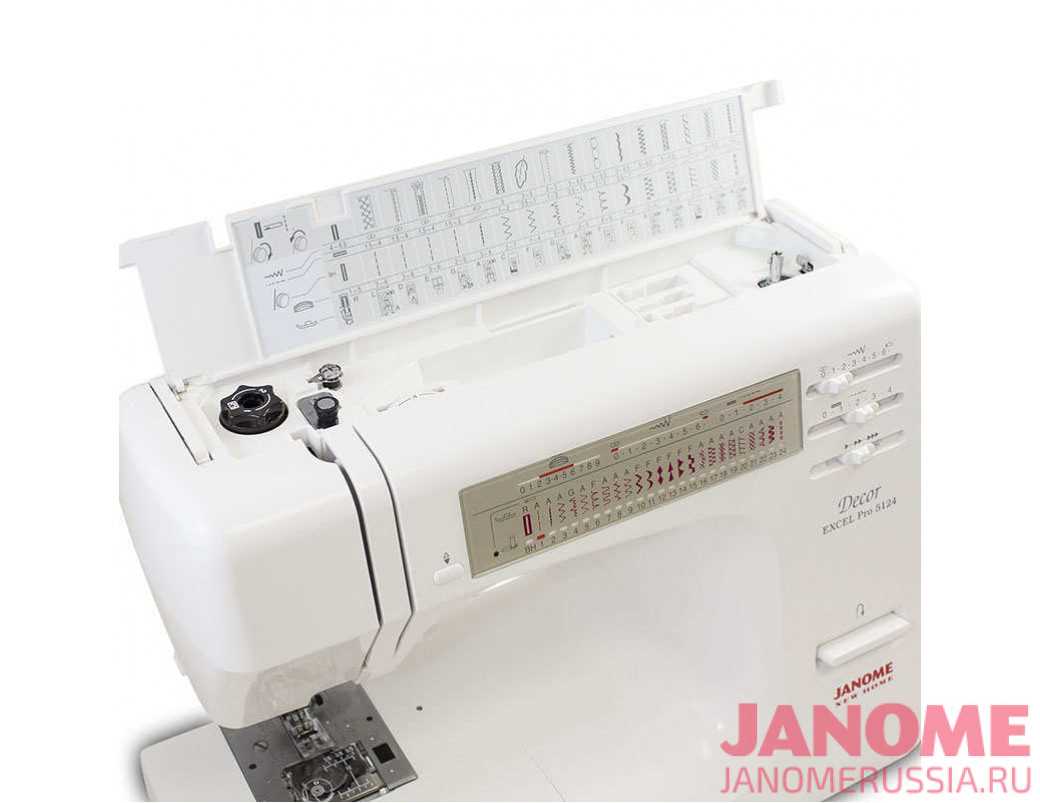 janome excel pro 5124 instruction manual