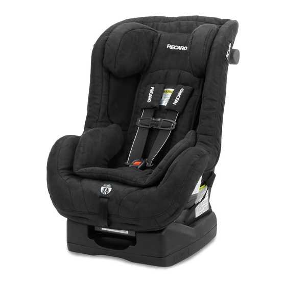 recaro young sport instruction manual