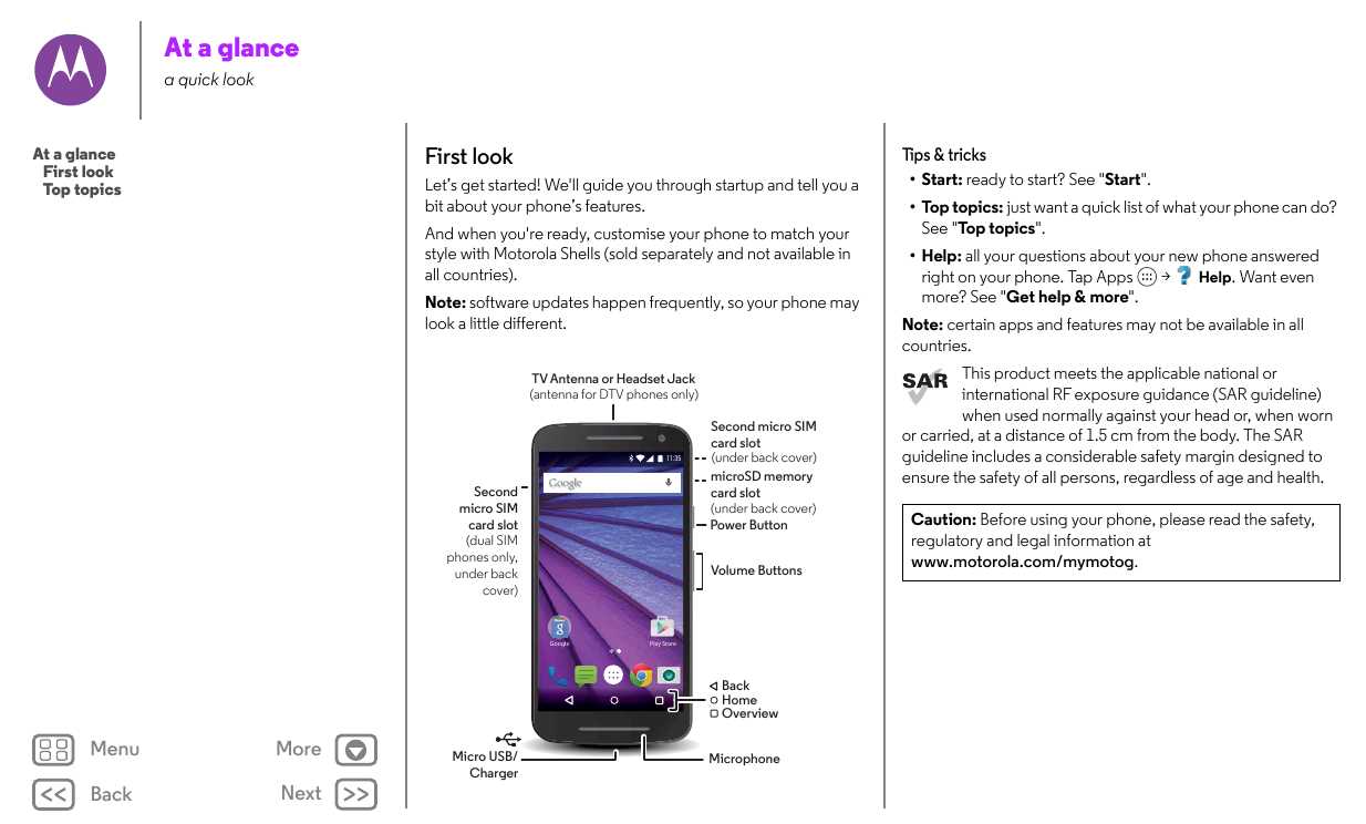 moto g phone instruction manual