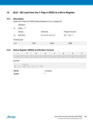 atmel avr instruction set manual