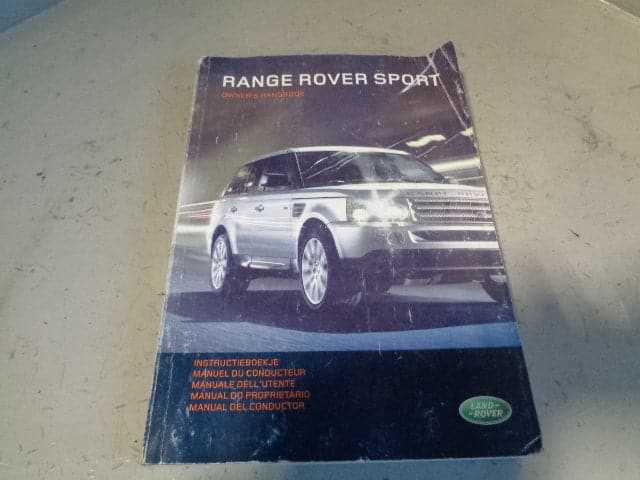 range rover sport instruction manual