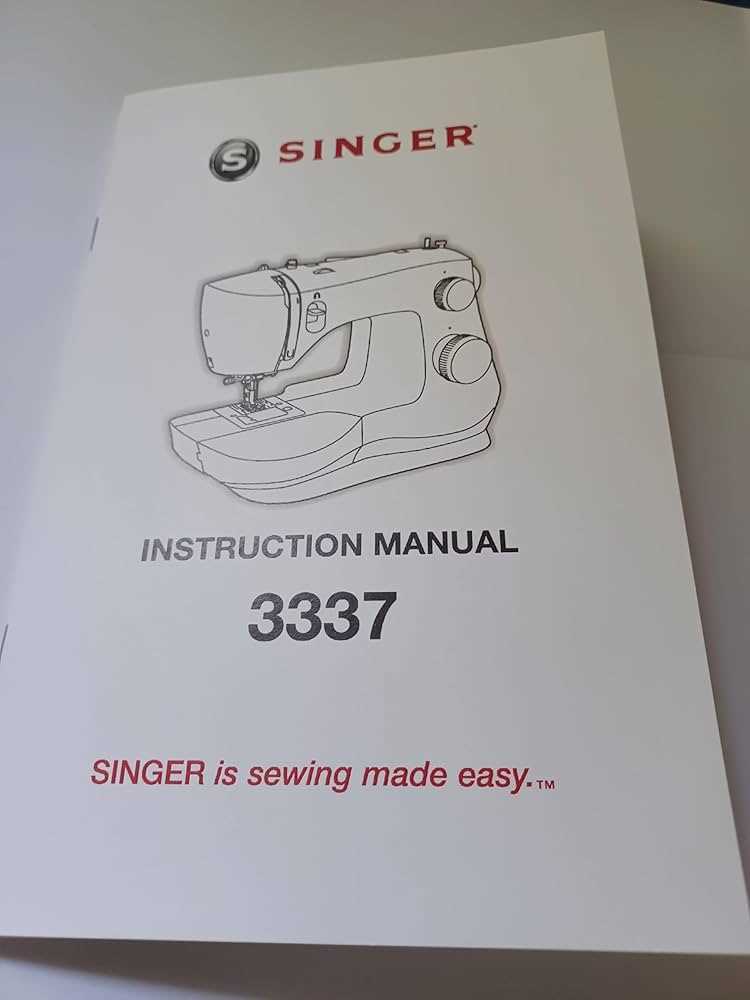 singer simple 3337 instruction manual