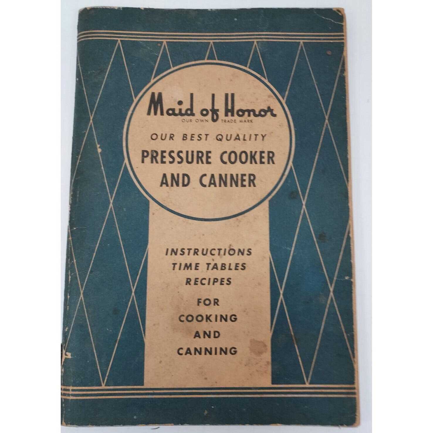 pressure canner instruction manual