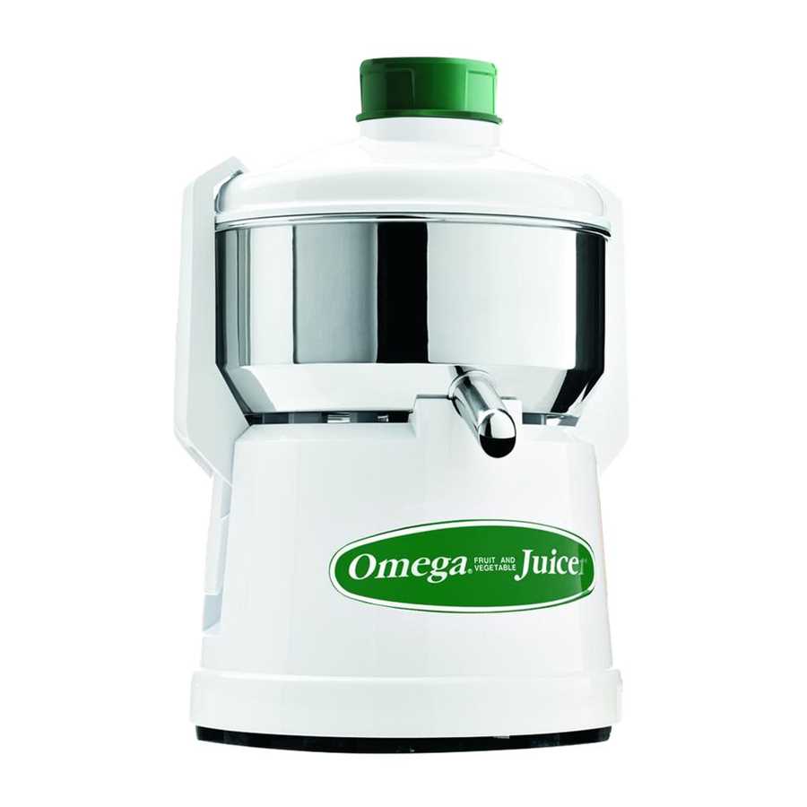 omega juicer 1000 instruction manual