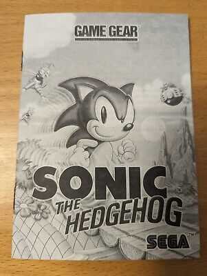 sonic 1 instruction manual