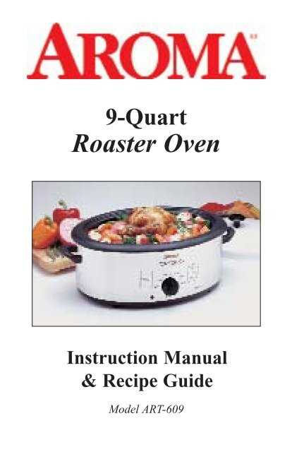 roaster oven instruction manual