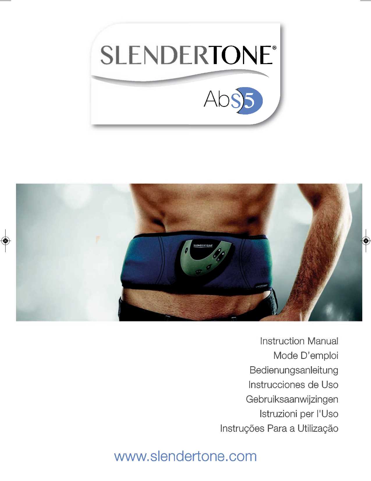 slendertone belt instruction manual