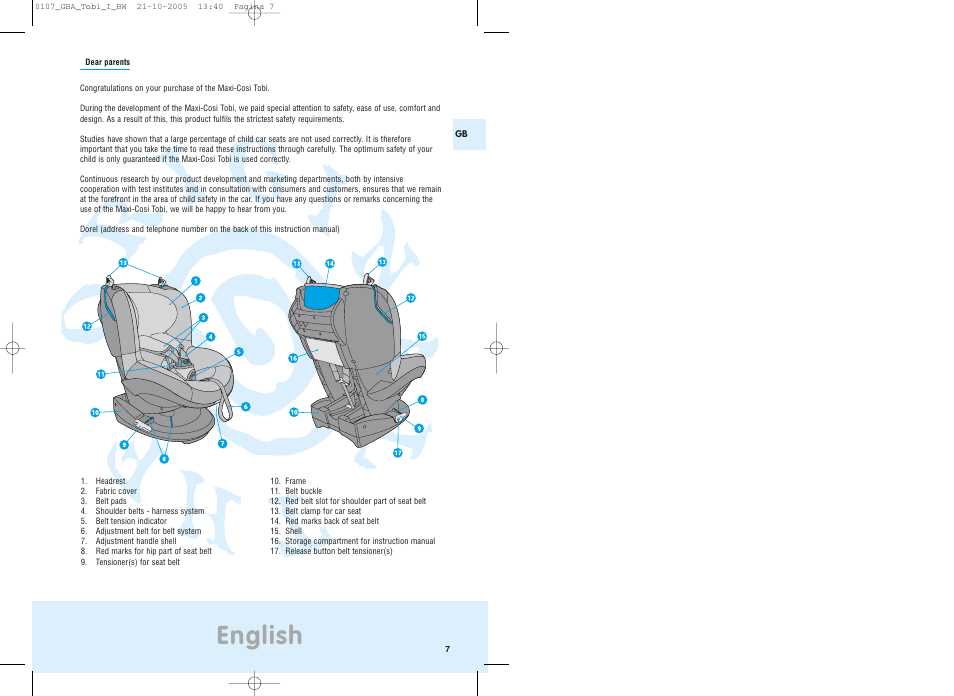 maxi cosi tobi instruction manual