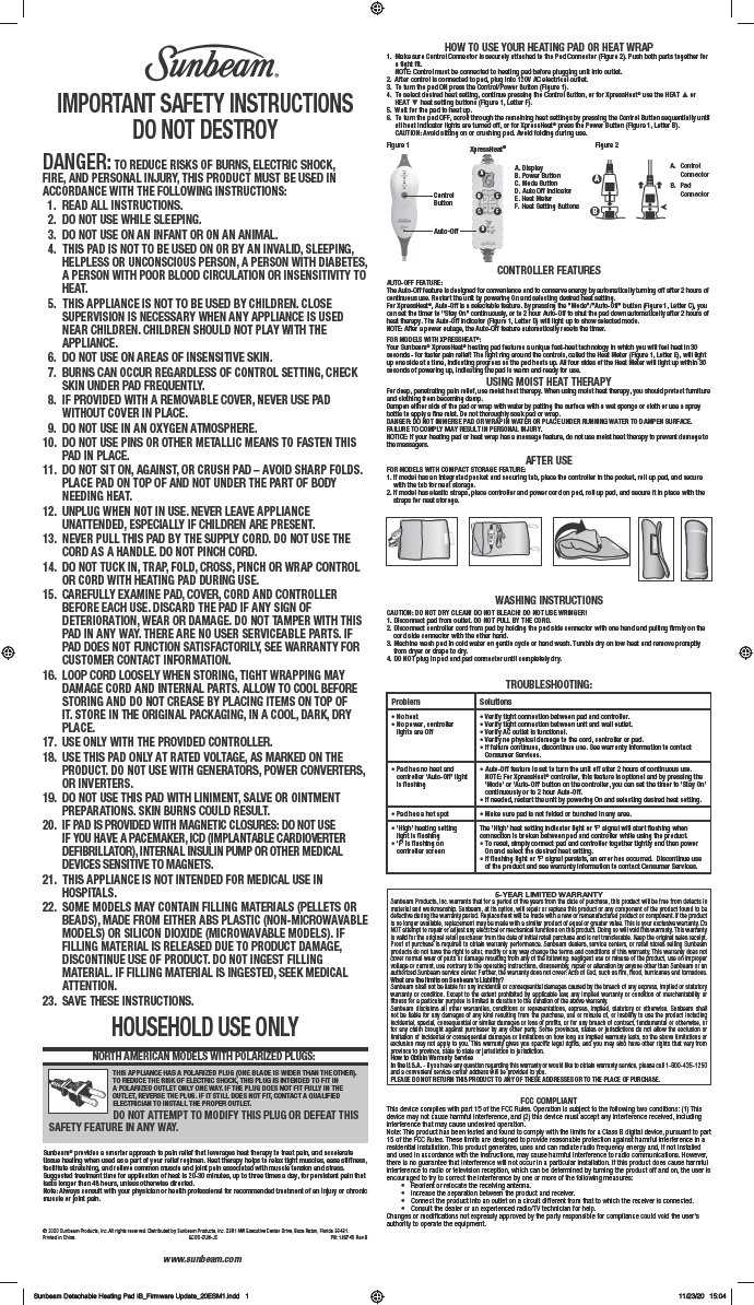 sunbeam ice cream maker instruction manual