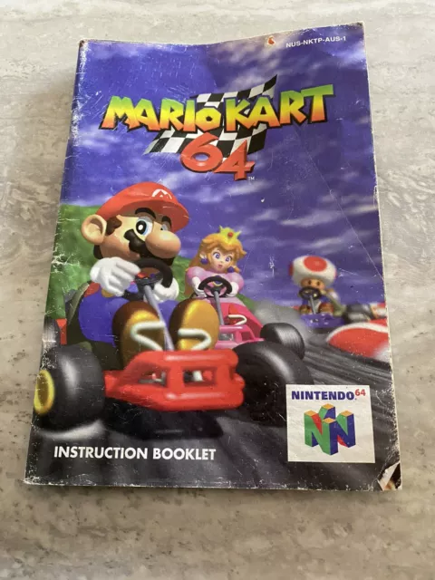 mario kart 64 instruction manual