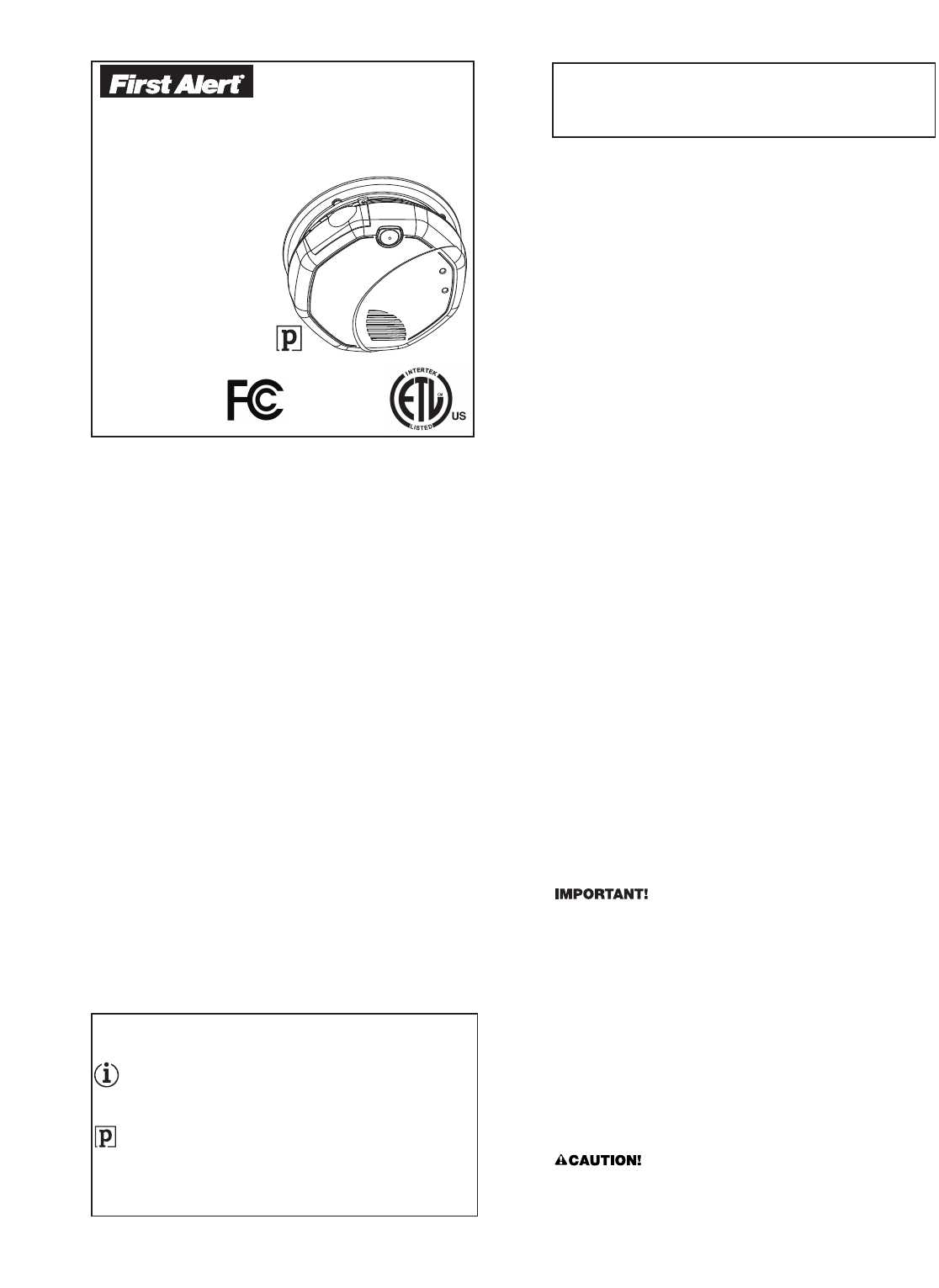 first alert smoke alarm instruction manual