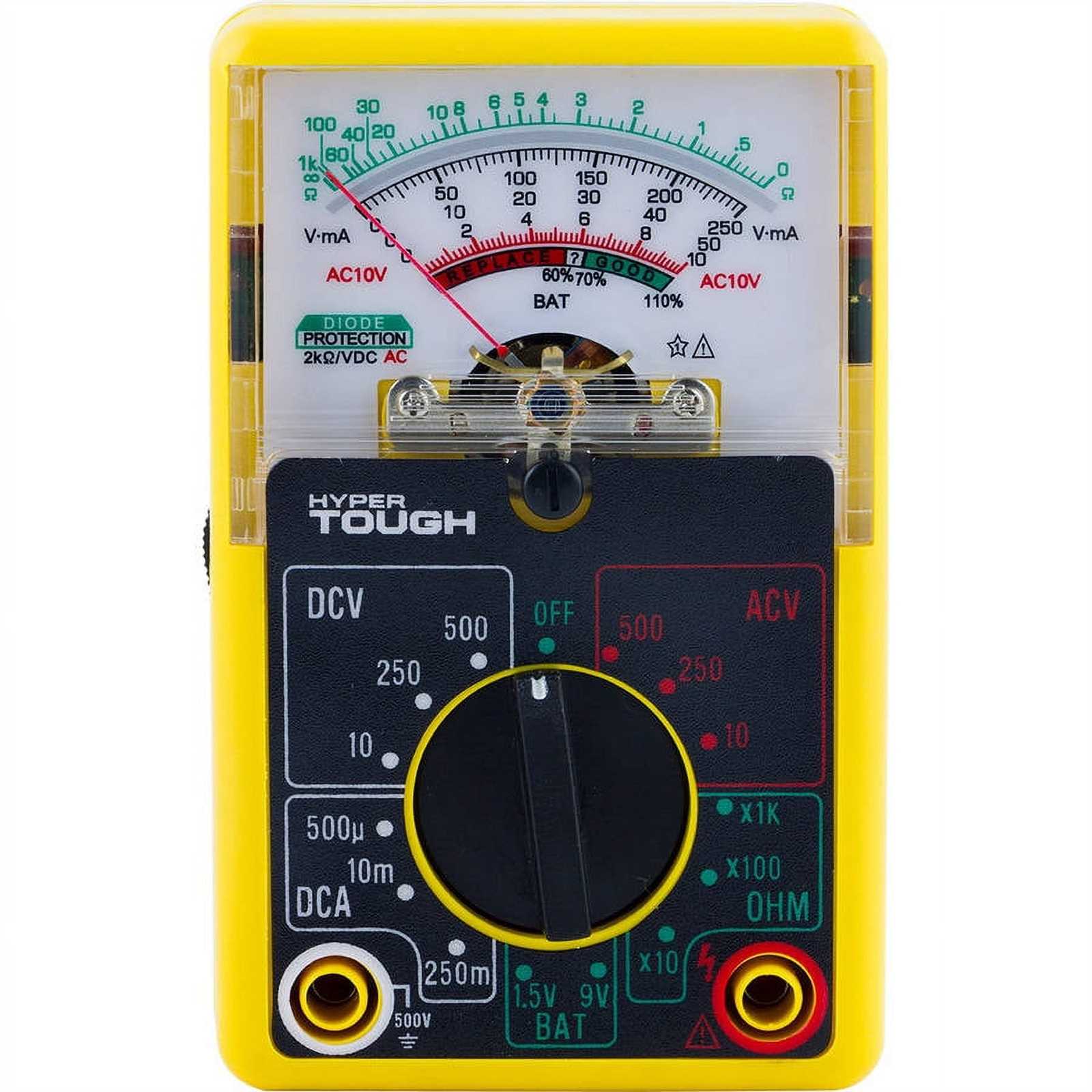 ge 2527 multimeter instruction manual