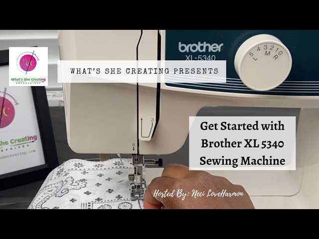 brother xl 5340 instruction manual