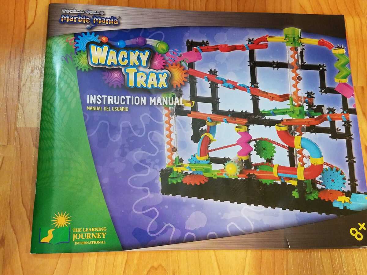 the learning journey marble mania instruction manual