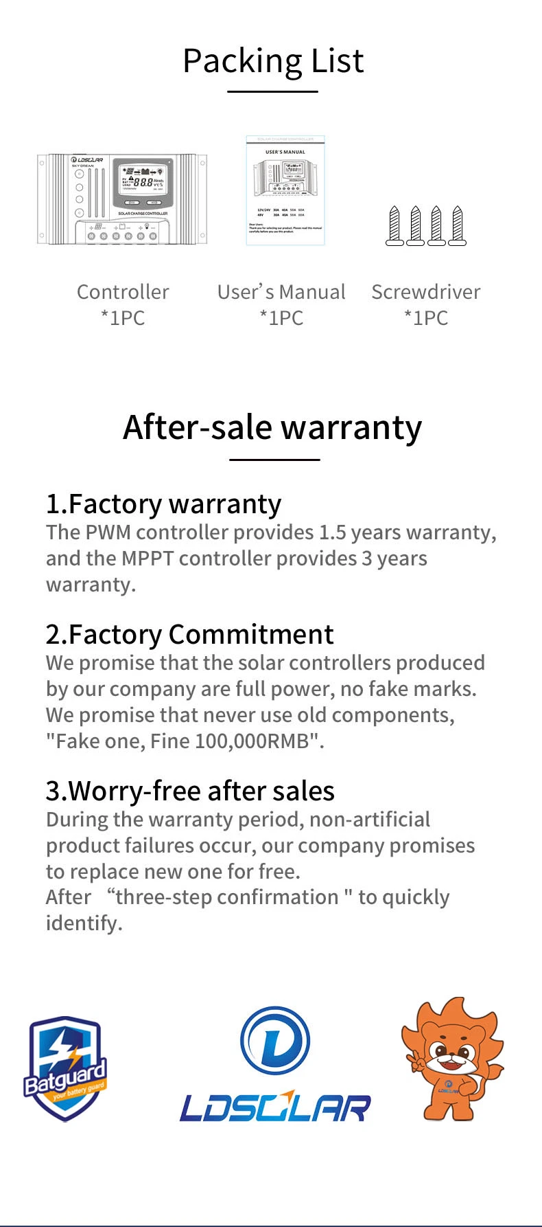 grde solar charger instruction manual